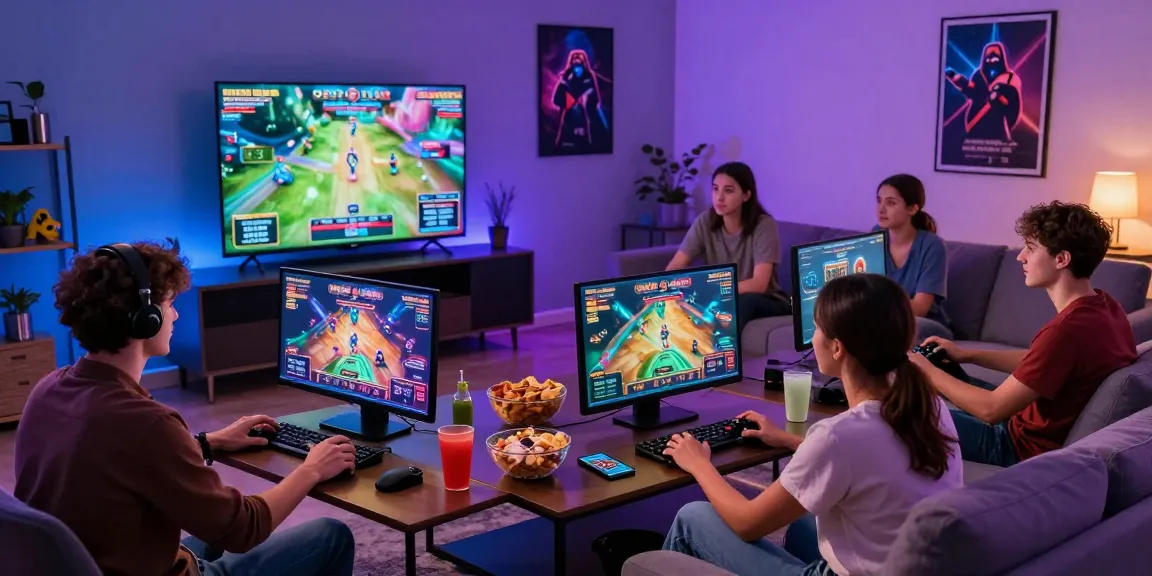 Exciting TRANG CHỦ MMOO gaming gathering with friends enjoying online casino games.